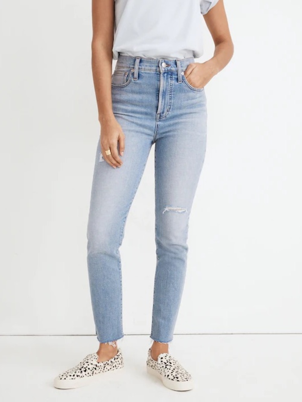 Madewell The Perfect Vintage Jean Distressed Size 32 Petite